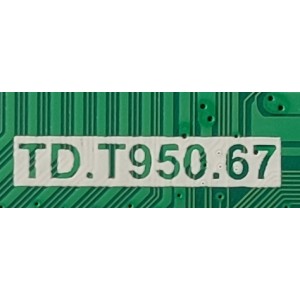 MAIN PARA TV TOSHIBA / NUMERO DE PARTE CN2T100001U / TD.T950.67 / CN2T100001U00DWALML07304300B / MODELO 32LF221U21	